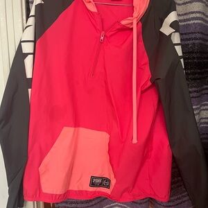 PINK Victoria's Secret Pink and Gray Ski Jacket